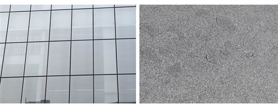 隐框玻璃石材赢咖3工程用到的石材和铝板